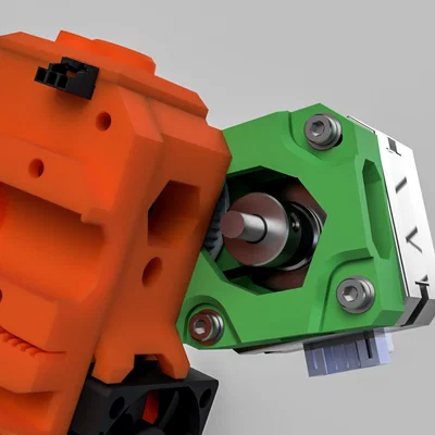 Mod Gearbox “Pulleybox” cho Extruder (Nema 17 Gearbox)
