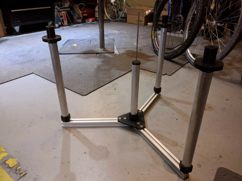 Bộ gá đan vành (Wheel lacing jig) in 3D - Image 2