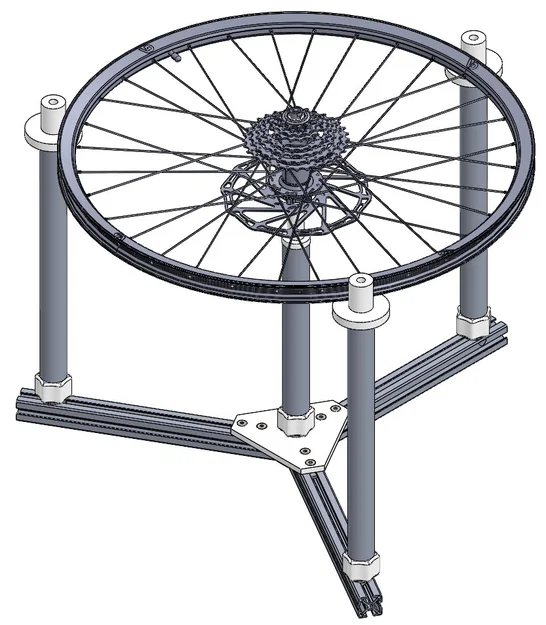 Bộ gá đan vành (Wheel lacing jig) in 3D - Image 11