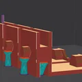 Giá treo tay cầm Nintendo Gamecube cho Honeycomb Storage Wall (HSW) - Thumbnail 3
