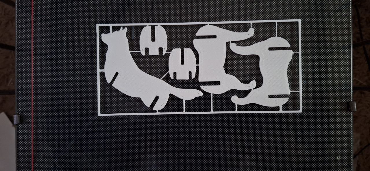 Mô hình chú chó 3D Doggy Kit Card: Dễ in, dễ lắp ráp - Image 1