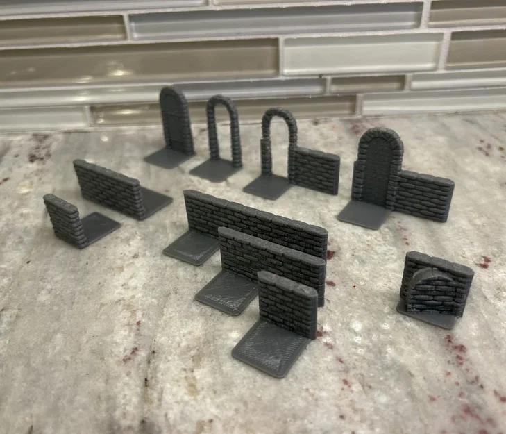 Tường & Cửa Dungeon HeroQuest Nhẹ, Dễ In Dễ Cất - Image 1