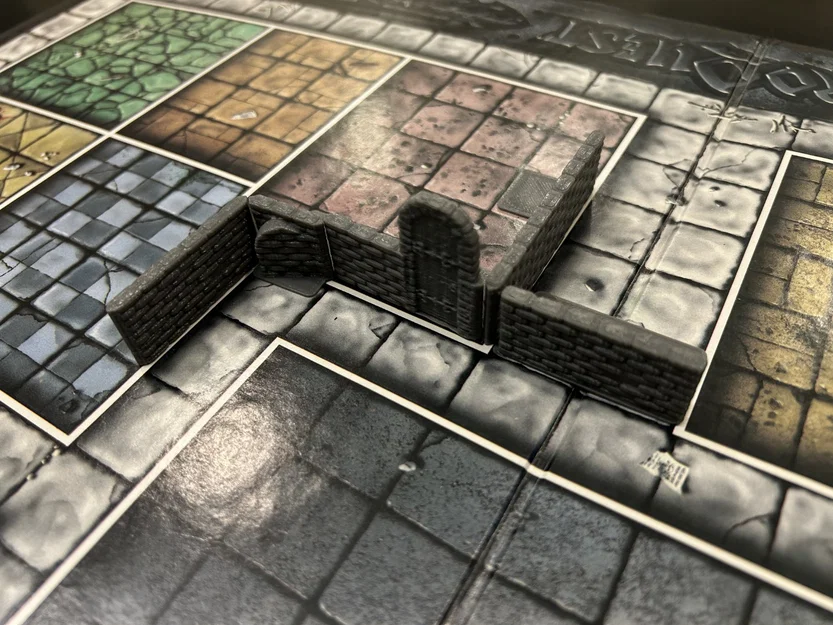 Tường & Cửa Dungeon HeroQuest Nhẹ, Dễ In Dễ Cất - Image 7
