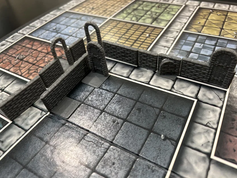 Tường & Cửa Dungeon HeroQuest Nhẹ, Dễ In Dễ Cất - Image 9