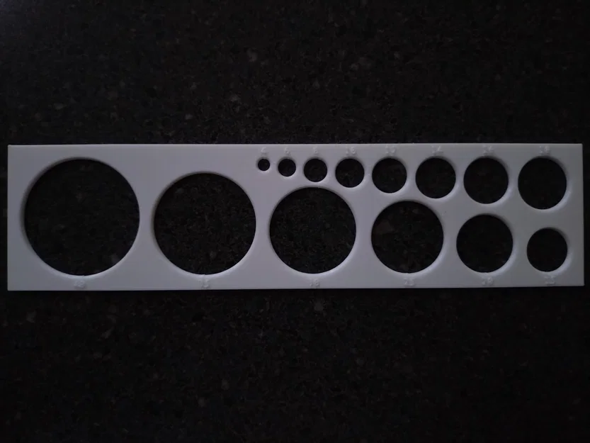 Thước vẽ hình tròn (Circle Template) đa năng hỗ trợ thiết kế kỹ thuật - Image 1