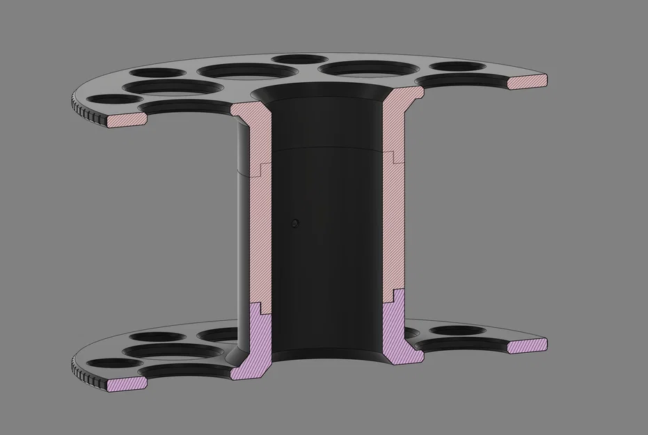 Lô cuốn dây lặn biển (Scuba Diving Reel) - Mẫu in 3D cứng cáp - Image 3