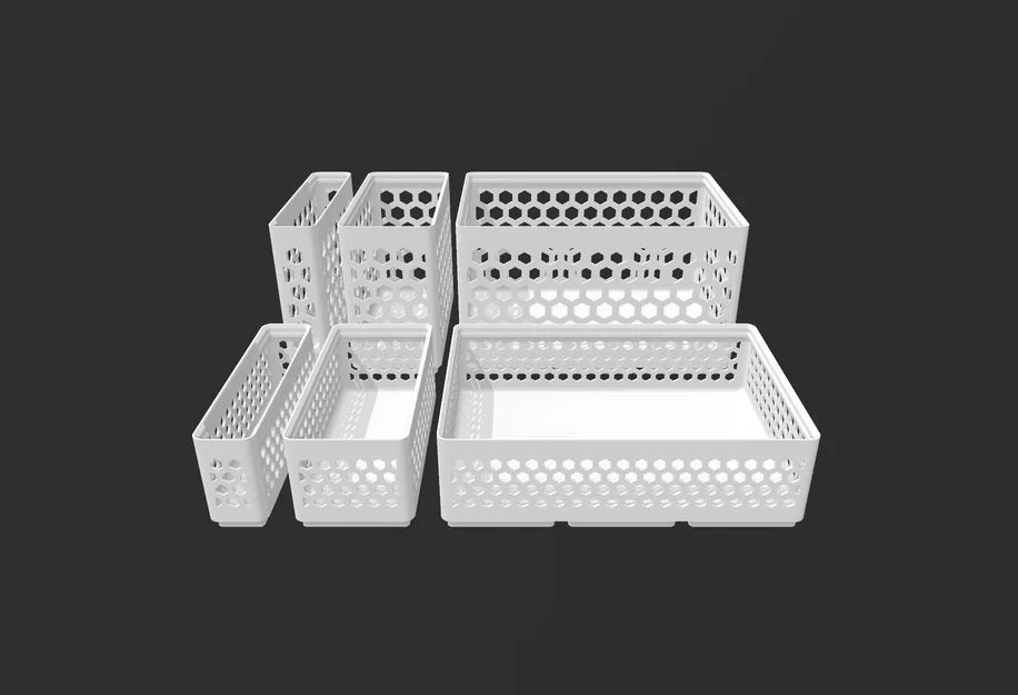 Gridfinity Hex Bins đủ mọi kích cỡ - Image 1