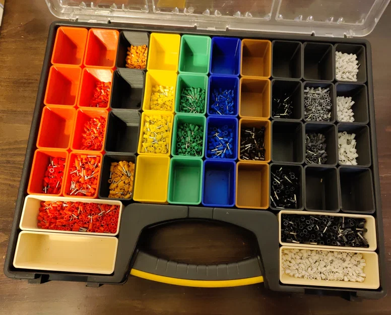 Khay đựng linh kiện Parametric Parts Bins (FreeCAD/STL) - Image 1