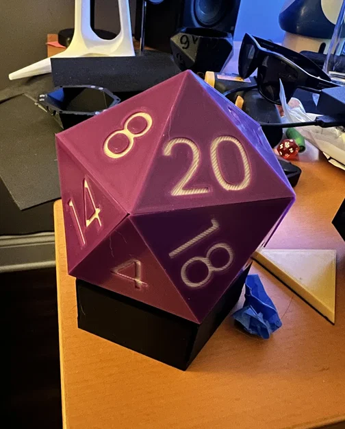 Hộp đựng xúc xắc D20 hình Icosahedron (Icosahedron D20 Dice Container) - Image 11
