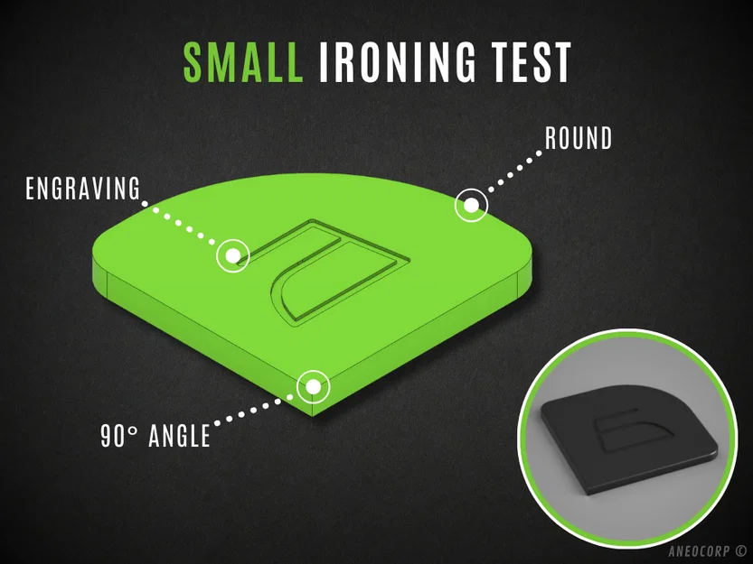 Mô hình kiểm tra tính năng Ironing (ủi bề mặt) cho máy in 3D - Image 1