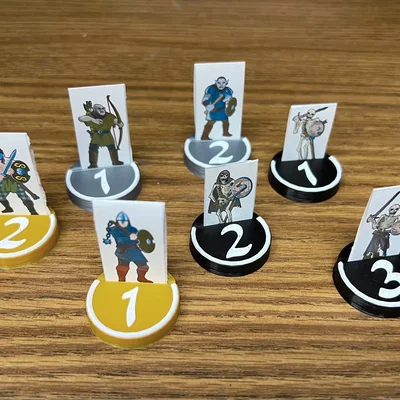 Token kẹp paper miniature (kèm hộp) cho Dungeons and Dragons RPG