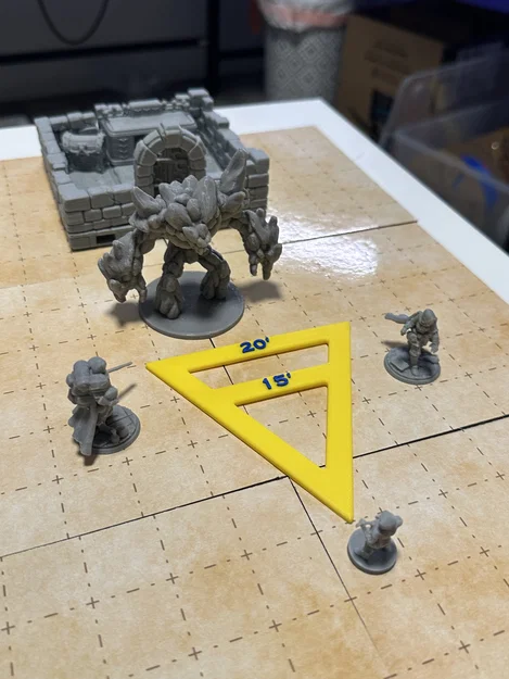 DnD 5E Spell Templates và Thước Đo Di Chuyển - Image 3