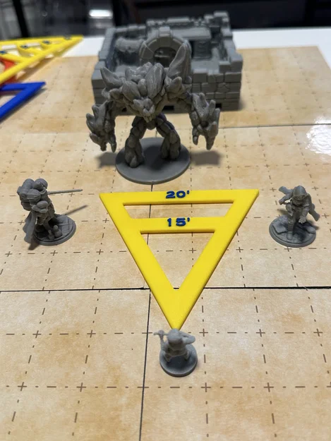 DnD 5E Spell Templates và Thước Đo Di Chuyển - Image 4