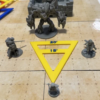 DnD 5E Spell Templates và Thước Đo Di Chuyển