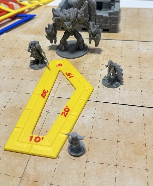 DnD 5E Spell Templates và Thước Đo Di Chuyển - Image 8