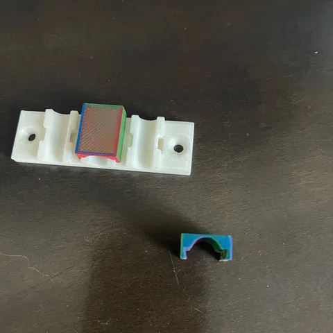 Nắp đậy kẹp giữ dây cáp dưới bàn 3D (Under-Desk Cable Organizer Cap) - Image 3