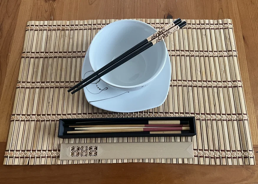 Hộp đựng đũa Kumiko (Kumiko Chopstick Storage Box) - Image 6