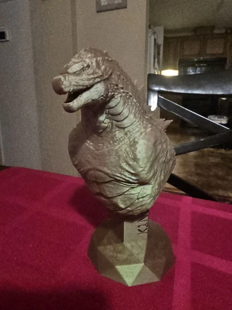 Mô hình tượng bán thân Godzilla (Godzilla Bust) - Decor cho fan quái vật - Image 1