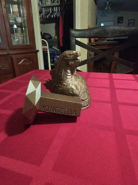Mô hình tượng bán thân Godzilla (Godzilla Bust) - Decor cho fan quái vật - Image 4