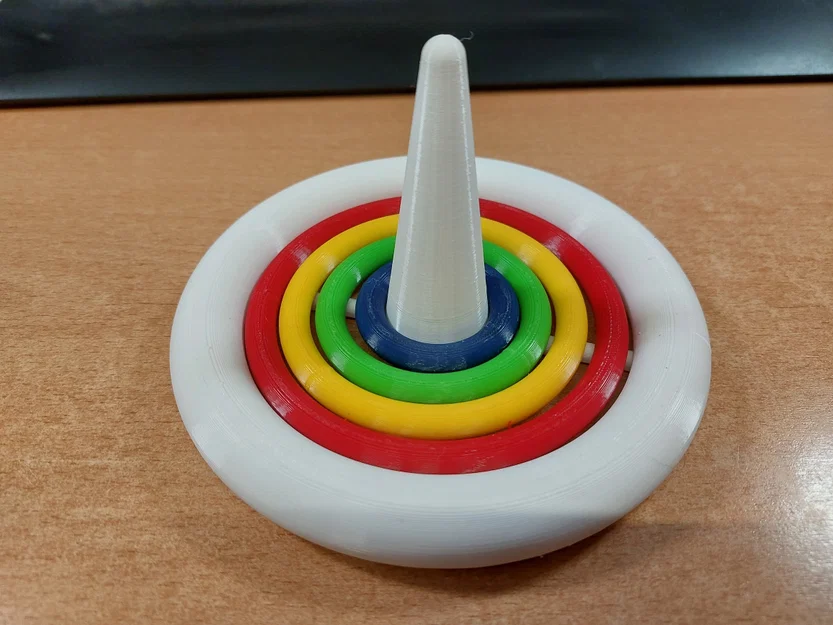Bộ trò chơi ném vòng 3D cho bé - Bath Game Ring Toss - Image 1