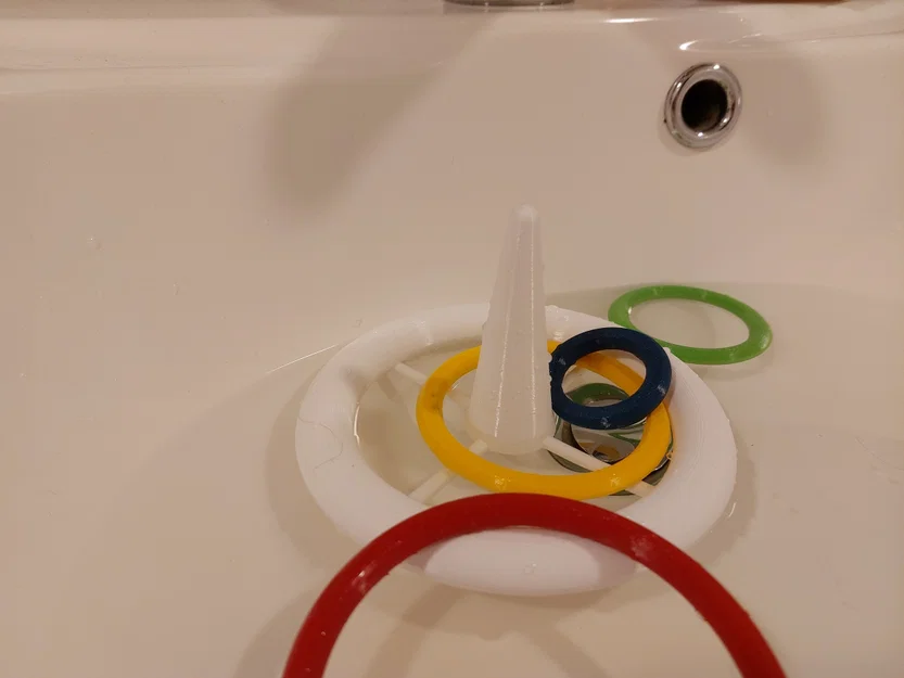 Bộ trò chơi ném vòng 3D cho bé - Bath Game Ring Toss - Image 3