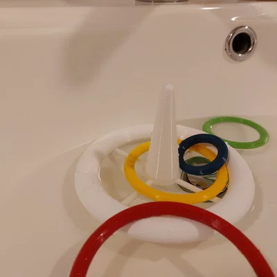 Bộ trò chơi ném vòng 3D cho bé - Bath Game Ring Toss
