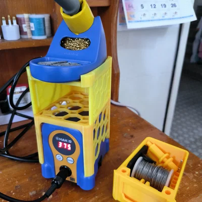 Hakko Stacko - Giá chồng mỏ hàn FX-888D kèm ngăn kéo nam châm