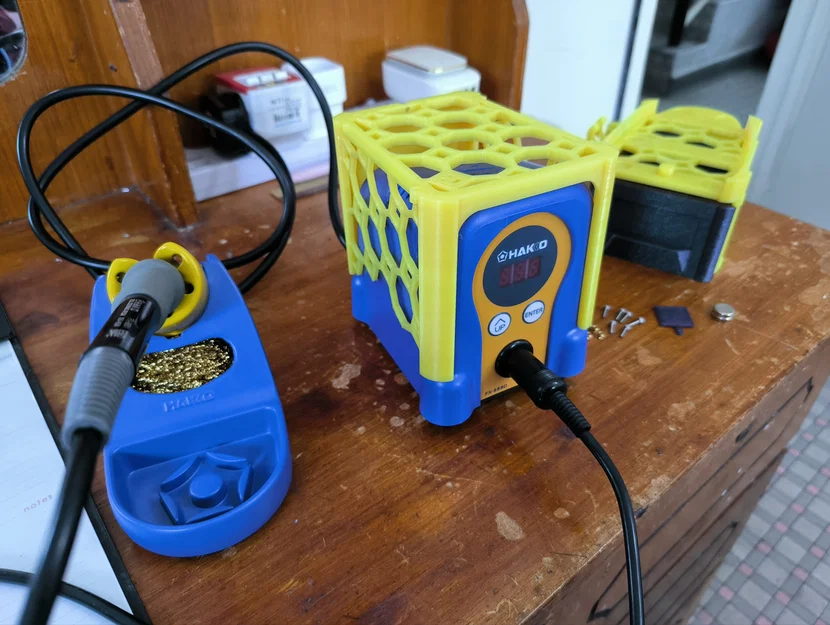 Hakko Stacko - Giá chồng mỏ hàn FX-888D kèm ngăn kéo nam châm - Image 6
