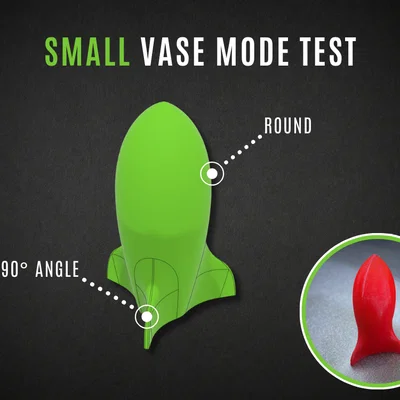 Mô hình kiểm tra Vase Mode (Chế độ in bình hoa) chuyên dụng