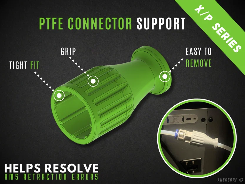 Gá đỡ PTFE Connector - Dòng X/P - Image 1