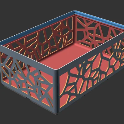 Gridfinity Voronoi chaos bins đủ mọi kích thước