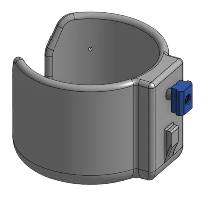 Khay giữ cốc gắn thanh nhôm định hình - Tiện ích cho xưởng 3D