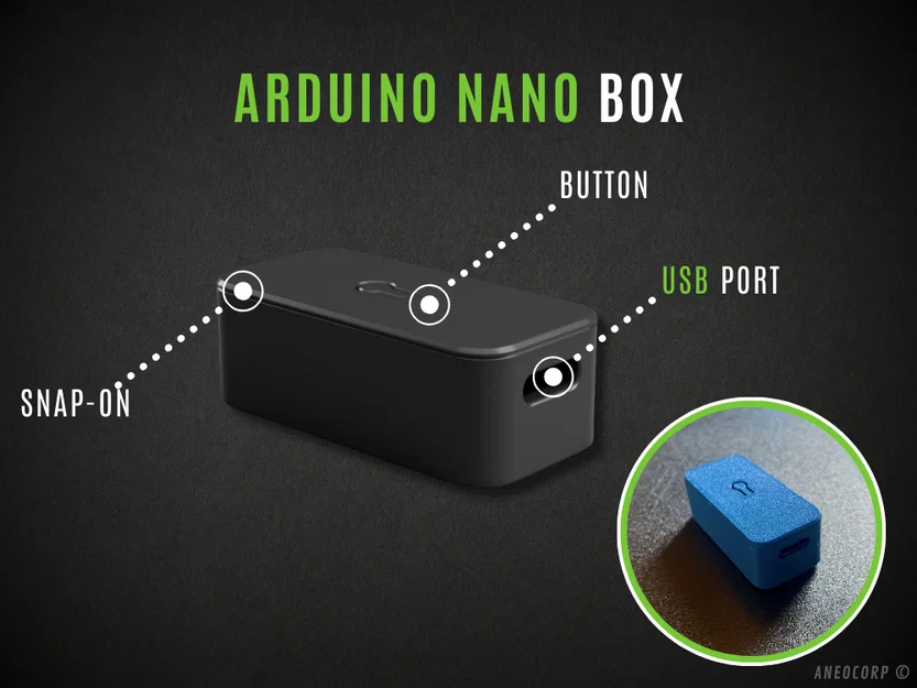Hộp bảo vệ Arduino Nano Box: Gọn nhẹ, dễ in và tiện lợi - Image 1