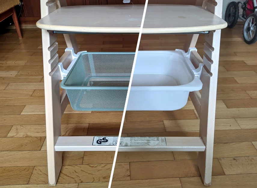 Adapter Ikea Trofast cho ghế ăn Hauck (Ikea Trofast Adapter for Hauck highchair) - Image 1