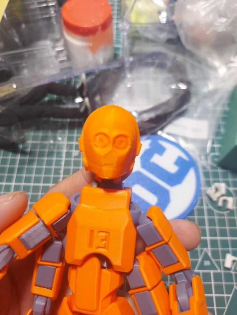 Mô hình đầu C3PO cho Dummy 13 - Tùy chỉnh độc đáo - Image 1