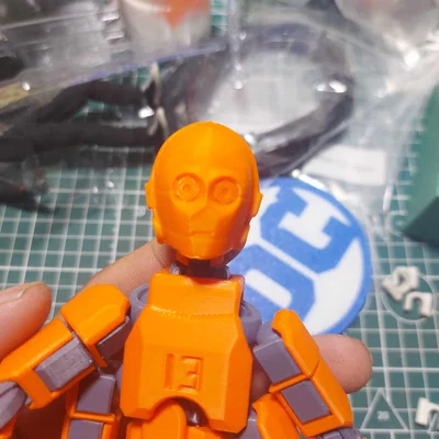 Mô hình đầu C3PO cho Dummy 13 - Tùy chỉnh độc đáo