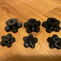 Tay vặn sao (star grip/knob) Sterngriff M3, M4, M5, M6, M8, M10 - Thumbnail 5