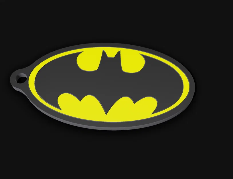 Móc khóa Batman in 3D: Thiết kế lắp ráp màu sắc cực chất - Image 1