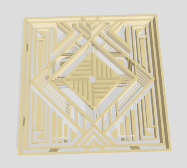 Đồng hồ Art Deco - Treo tường hoặc để bàn - Image 3