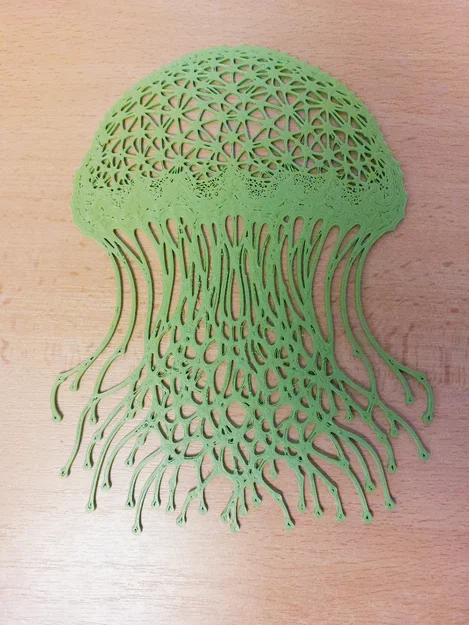 Trang trí tường Voronoi hình Sứa (Jellyfish/Meduza) - Image 2
