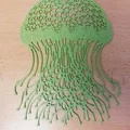 Trang trí tường Voronoi hình Sứa (Jellyfish/Meduza) - Thumbnail 2