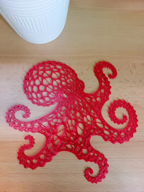 Trang trí tường bạch tuộc Voronoi (Octopus / Chobotnice) - Image 2