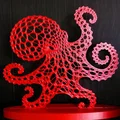 Trang trí tường bạch tuộc Voronoi (Octopus / Chobotnice) - Thumbnail 3