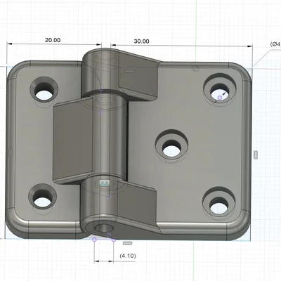 Bản lề M4 (Hinge M4)