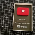 Nút Play YouTube kèm khung IKEA Ribba (3D print) - Thumbnail 4