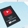 Nút Play YouTube kèm khung IKEA Ribba (3D print) - Thumbnail 6