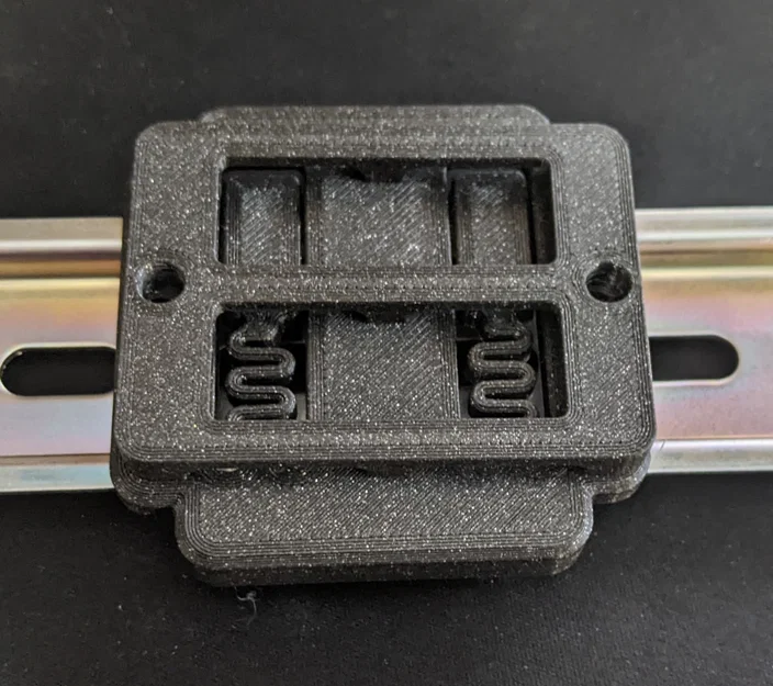 Giá đỡ SSR nằm ngang trên thanh DIN Rail cho máy in 3D - Image 1
