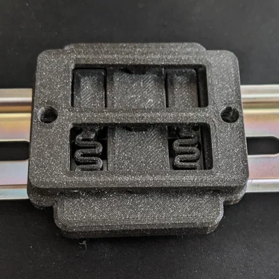 Giá đỡ SSR nằm ngang trên thanh DIN Rail cho máy in 3D