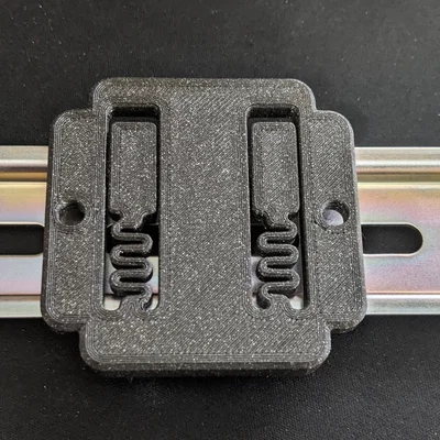 Giá đỡ SSR nằm ngang trên thanh DIN Rail cho máy in 3D