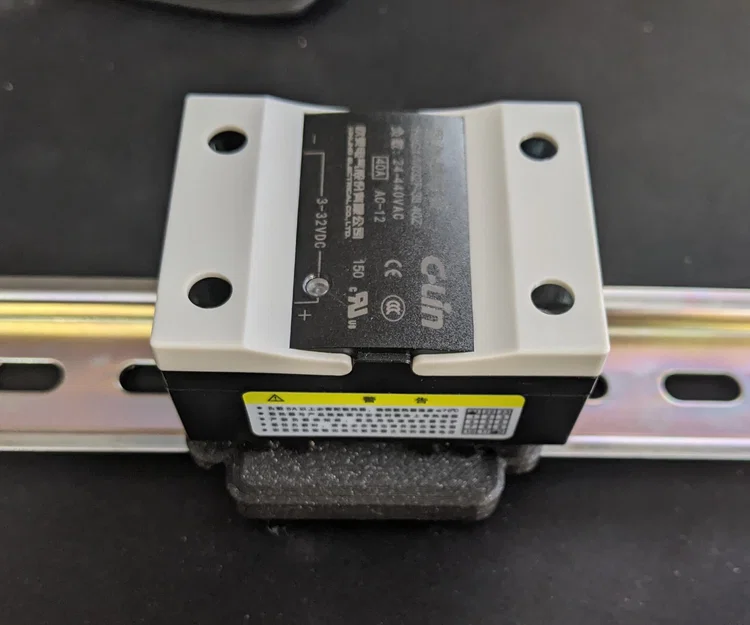 Giá đỡ SSR nằm ngang trên thanh DIN Rail cho máy in 3D - Image 3